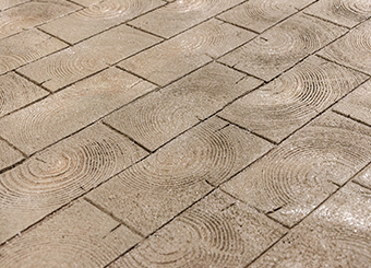 Wood Paver Running Bond