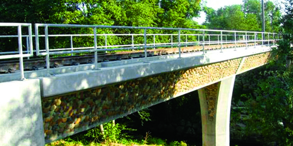 Light Rail Bridge over Alder Creek IN Folsom, CA