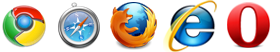 Tested and supported in Chrome, Safari, Internet Explorer, and Firefox